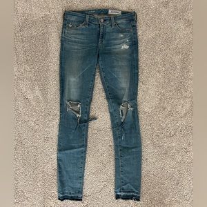 AG Low Rise Ankle Legging Skinny Jean